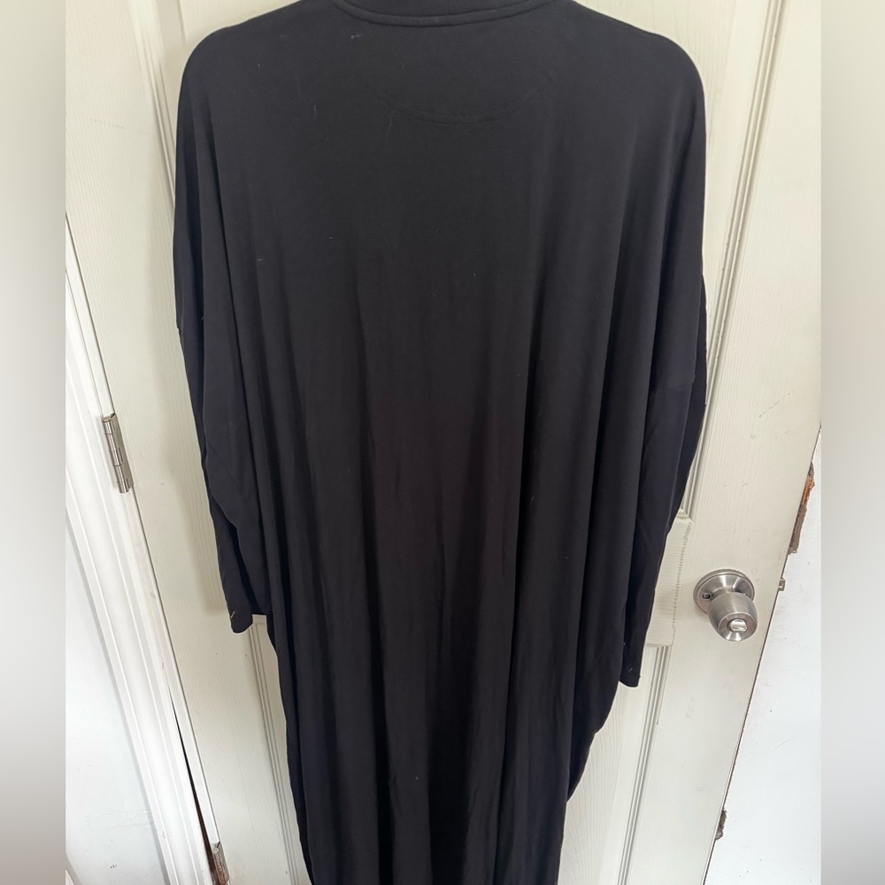 Athleta Modal Full Length Robe Lounge Black S/M - Picture 10 of 14